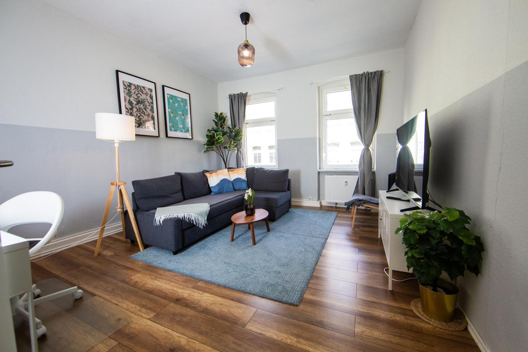 Grossraum-Apartments Mit 2Sz, Wz, Kueche, Smart-Tv, Parken, Etc Ерфурт Екстер'єр фото