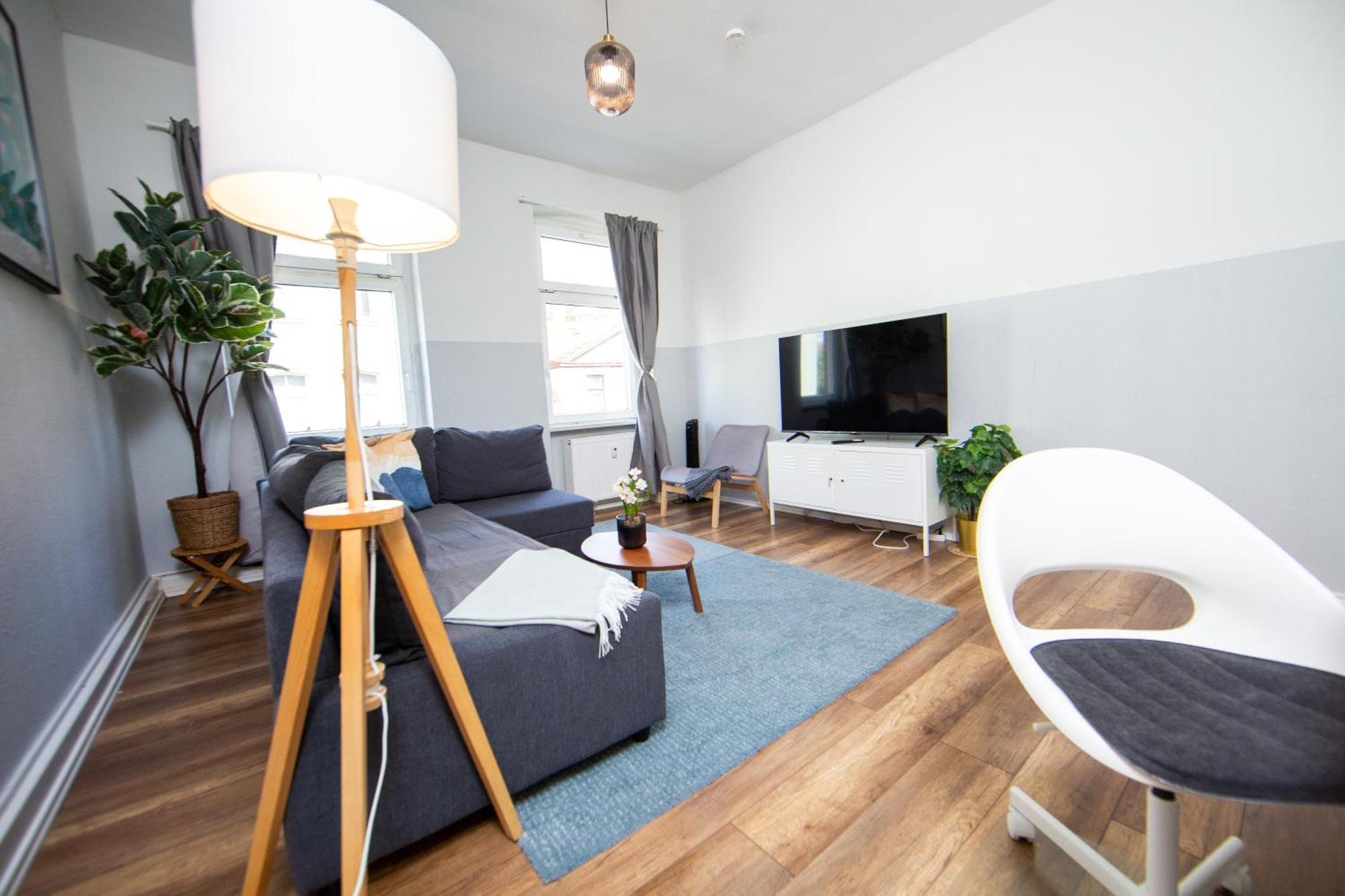 Grossraum-Apartments Mit 2Sz, Wz, Kueche, Smart-Tv, Parken, Etc Ерфурт Номер фото