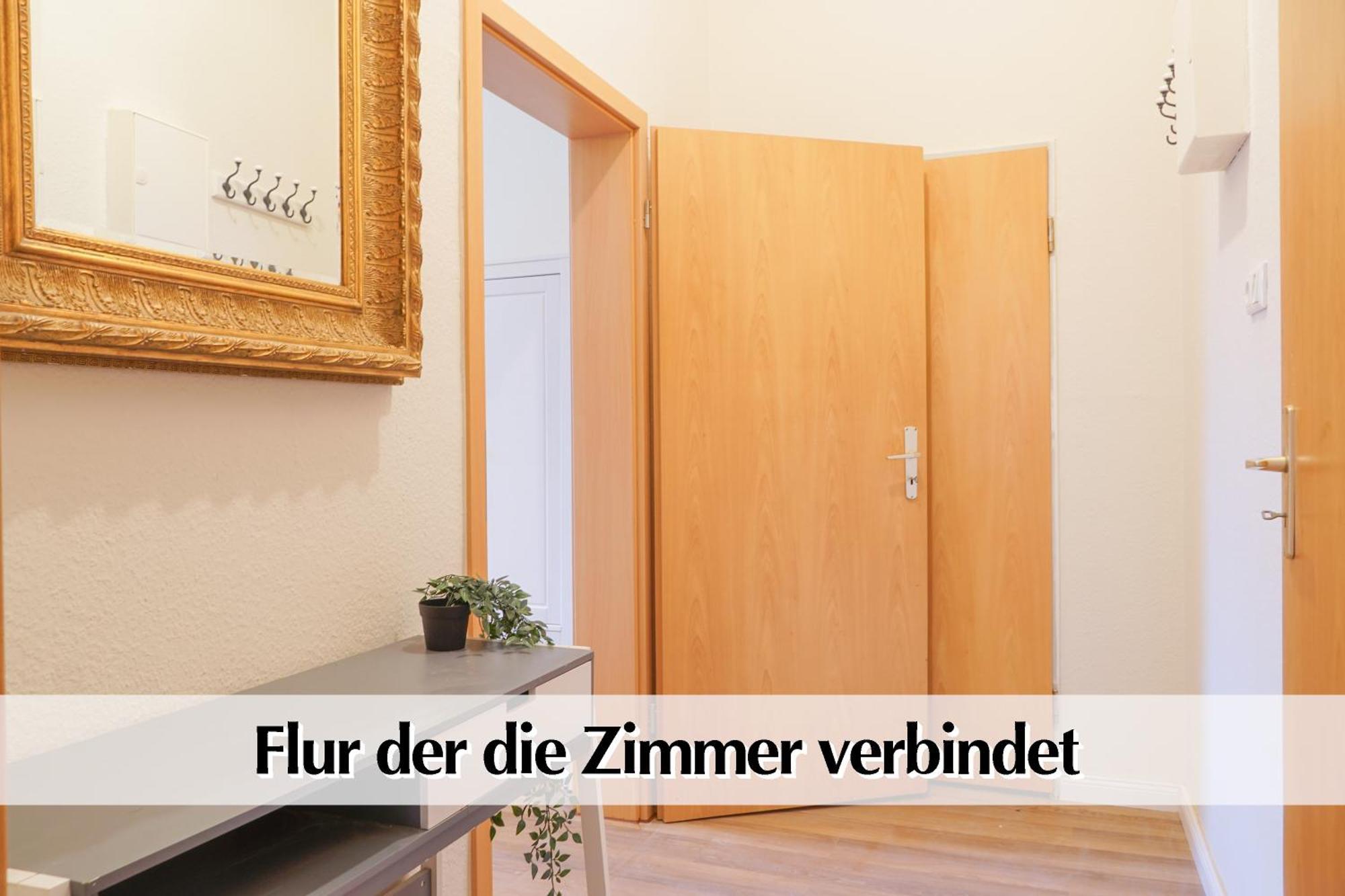 Grossraum-Apartments Mit 2Sz, Wz, Kueche, Smart-Tv, Parken, Etc Ерфурт Номер фото