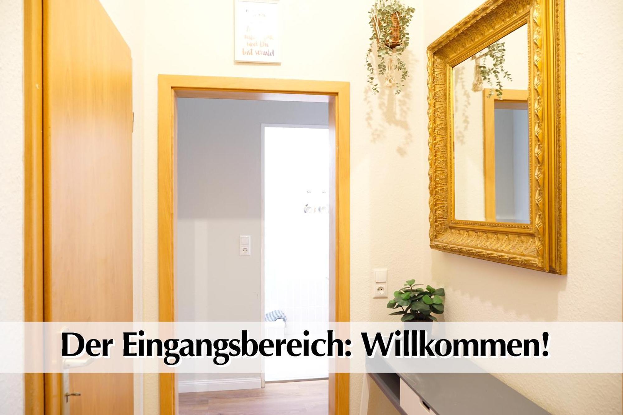 Grossraum-Apartments Mit 2Sz, Wz, Kueche, Smart-Tv, Parken, Etc Ерфурт Екстер'єр фото