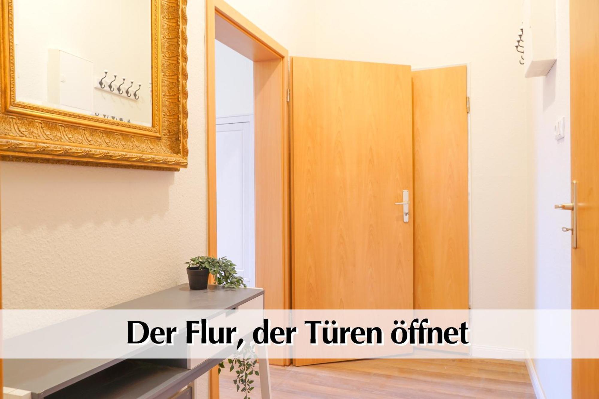 Grossraum-Apartments Mit 2Sz, Wz, Kueche, Smart-Tv, Parken, Etc Ерфурт Екстер'єр фото